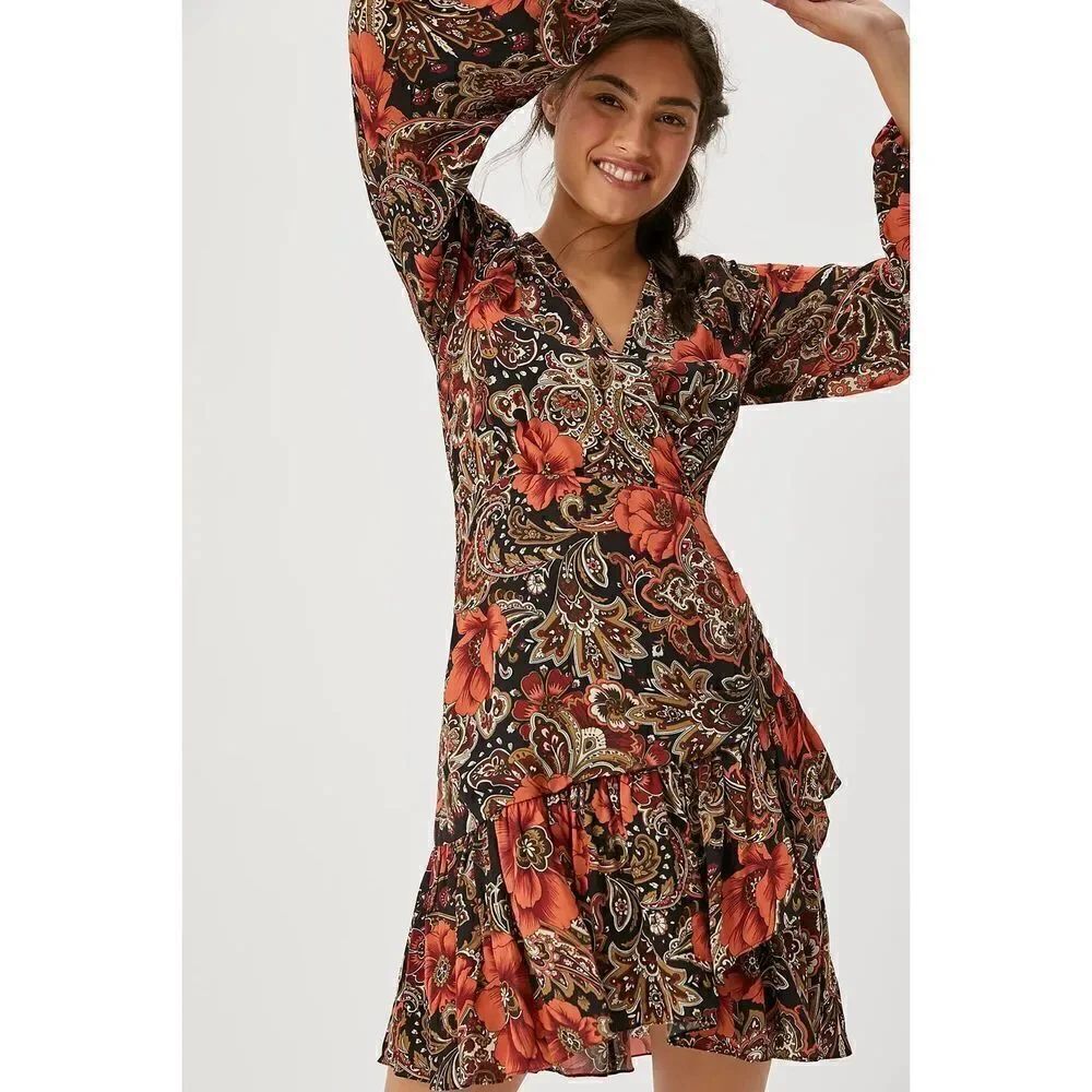Anthropologie - Tenley Ruffled Mini Dress